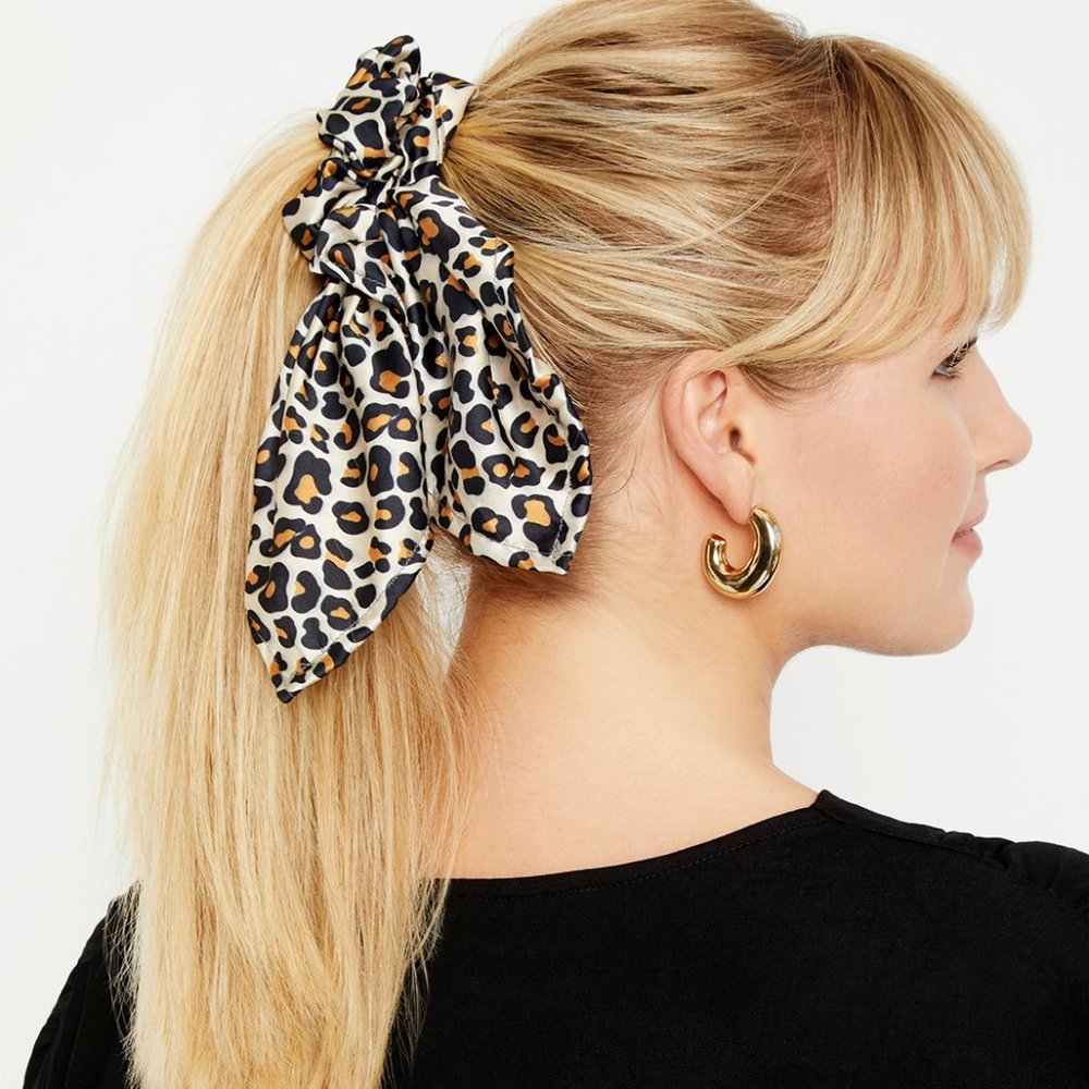 Eloquii Leopard Scrunchies